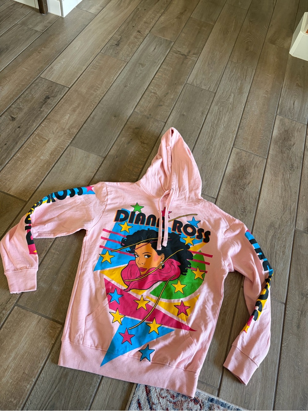 Diana Ross graphic hoodie concert sweatshirt small